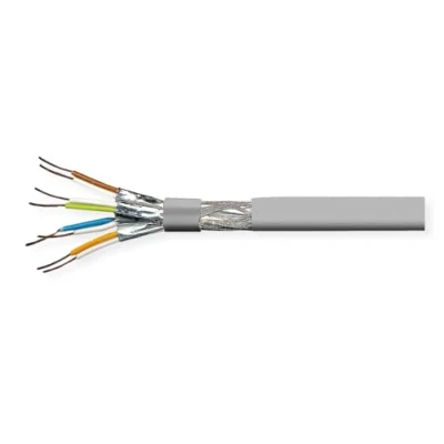 Afbeelding van Value 21991800 Installatiekabel CAT 8.1 S/FTP Grijs 100 m