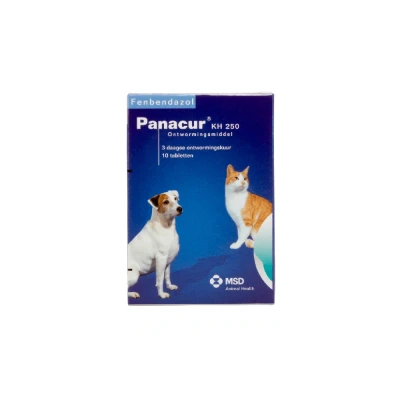 Afbeelding van Panacur Hond/Kat 250 MG 10 TABLET (98150)