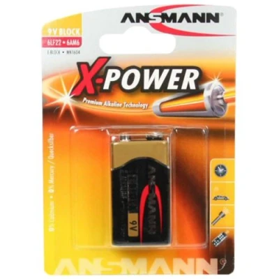 Image de ANSMANN x POWER 9 V Block batterie 6LF22 Alcaline 1
