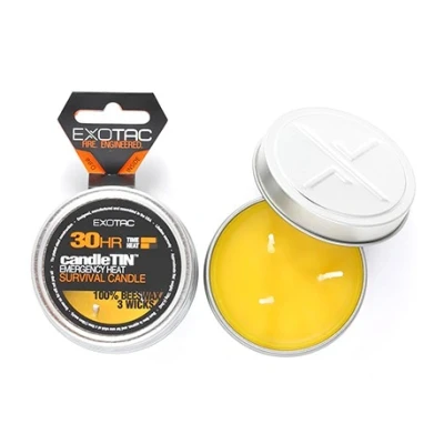 Afbeelding van Exotac CandleTIN Large Slow Burn Bijenwax
