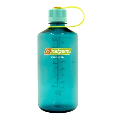 Afbeelding van Nalgene Narrow Mouth Sustain Drinkfles 1 Liter Cerulean Blauw Drinkflessen