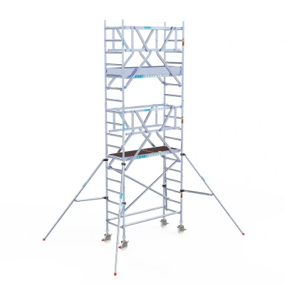 Afbeelding van Rolsteiger 0.75x1.90x6.20m lichtgewicht platformen incl. dubbele voorloopleuningen