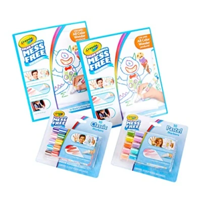 Afbeelding van Crayola, Color Wonder navulset, bevat 2 navulpads met 30 pagina&#039;s en mini markers in 20 levendige kleuren, 75 1843