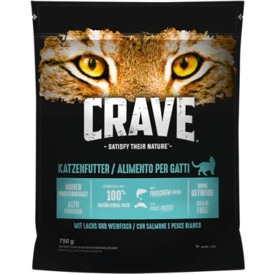 Afbeelding van Crave Kat Droogvoer Adult met Zalm &amp; Witvis Kattenvoer Voordeelpakket: 5 x 750 g
