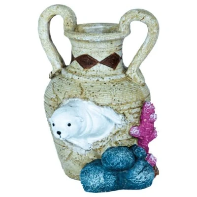 Afbeelding van Superfish Deco Jar Sea Lion Aquarium Ornament 12x10x13 cm