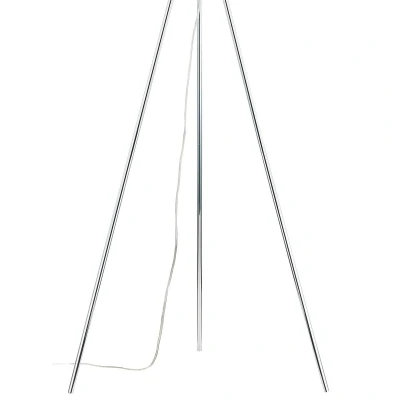 Afbeelding van Lucande vloerlamp 3lichts Glas, ijzer H: 150 cm G9 rokerig grijs