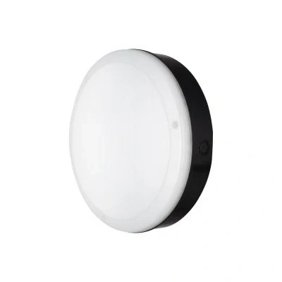 Afbeelding van Ledvance LED Bulkhead Surface 300 Zwart 15W 1400lm 840 Koel Wit 300mm IP65 Bewegings en lichtsensor