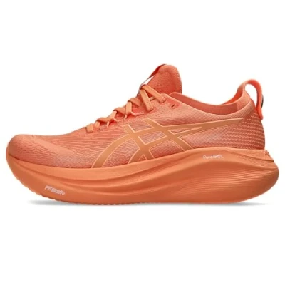 Afbeelding van Asics Gelnimbus 27 Liteshow Hardloopschoenen voor op de weg, Dames, Maat: 42.5, Lite show mojave Kunststof