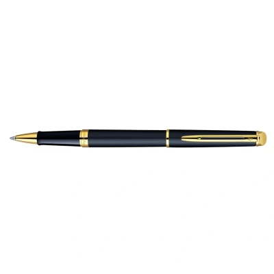 Afbeelding van Waterman Hémisphère Matt Black GT Rollerball Kleur: GoudZwart De Vulpenwereld
