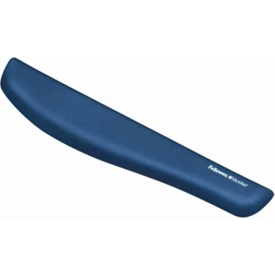 Afbeelding van Muismat met polssteun Fellowes Plush Touch blauw