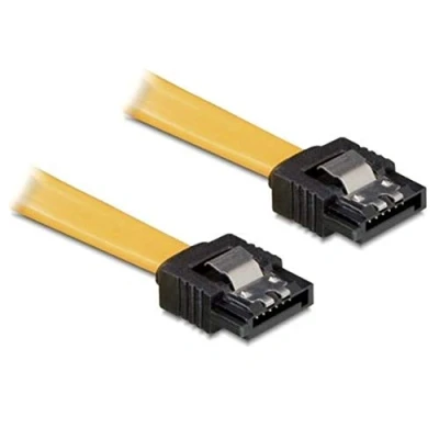 Afbeelding van Delock cable SATA 50cm gelb ge Metall
