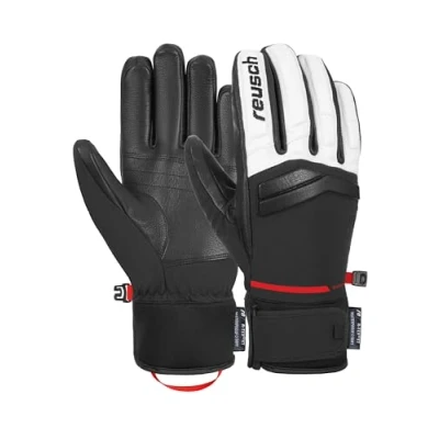 Afbeelding van Reusch Dylan R Tex XT Handschoenen Heren White Black Fire Red 10 (handomtrek 25,4 Cm) Multicolour &amp; Wanten