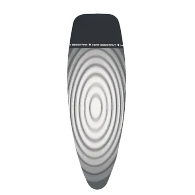 Image de Brabantia Tital 266782 Housse de planche à repasser ovale avec zone stationnement 135 x 45 cm