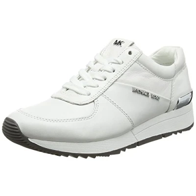 Afbeelding van Michael Kors Allie Sneakers laag, Dames, Maat: 40, Optic white Leer