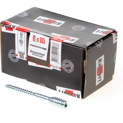 Afbeelding van Kelfort Afstandschroef verzinkt 6.0 x 80mm torx 25
