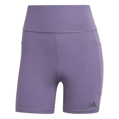 Afbeelding van adidas Performance Own the Run Korte Legging Dames Paars L 15cm