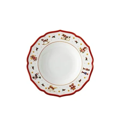 Afbeelding van Hutschenreuther Happy Wintertime H Red soepbord 23 cm