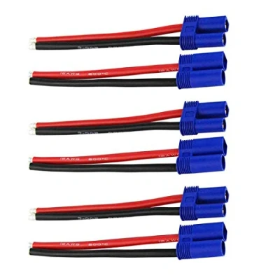 Afbeelding van FLY RC 3 Paar EC5 5.0mm Mannelijke Vrouwelijke Banaan Connector met 12awg Siliconen Draad 3.93 Inch Hobby Lipo Batterij