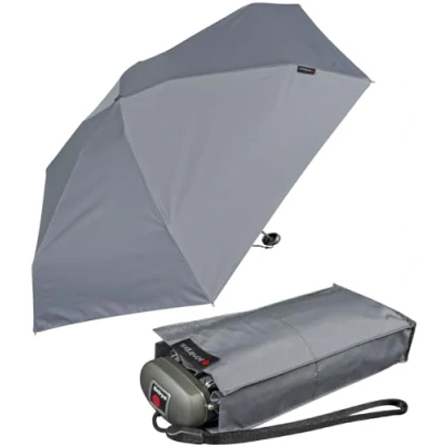 Afbeelding van Knirps Reiszakparaplu, grijs., Modern en compact