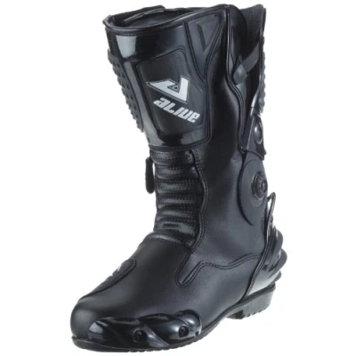 Afbeelding van Protectwear TS 006 46 Racing aliue motorlaarzen leer zwart met beschermers hardshell maat
