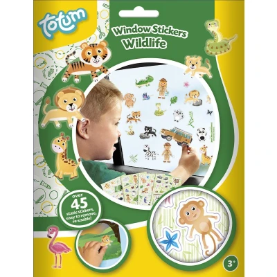 Afbeelding van Totum raamstickers wildlife 025738