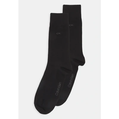 Afbeelding van Calvin Klein heren Sokken met logo in 2 pack de kleur Zwart, maat: 39 42