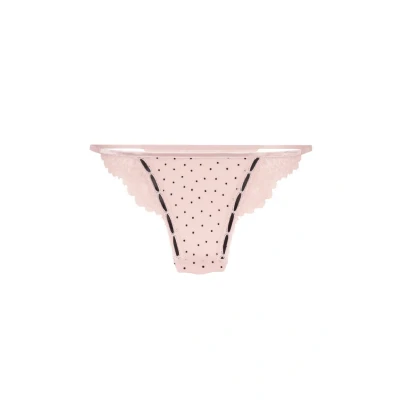 Afbeelding van Hunkemöller Dames Lingerie Hoog uitgesneden string Dorothy Roze maat XS