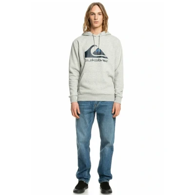 Afbeelding van Quiksilver BIG LOGO Hoodie, Heren, Maat: XS, Athletic heather