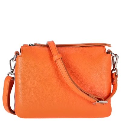 Afbeelding van Gianni Chiarini Crossbodytas / Schoudertas Dames Leer Three Oranje