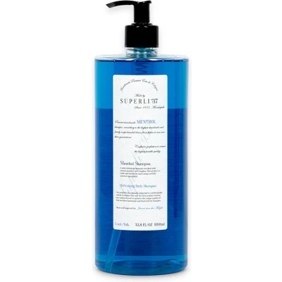 Afbeelding van Superli &#039;37 Cleansing Shampoo Menthol 1000ml Haibu by Kapperskorting.com
