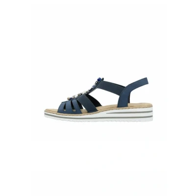 Afbeelding van RIEKER V0649 14 Sandaal blauw maat 39