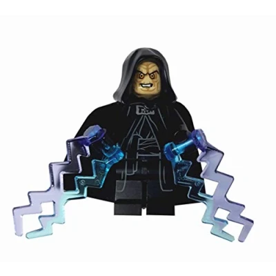 Afbeelding van LEGO Star Wars Minifiguur Emperor Palpatine met twee lichtflitsen uit de set 75093 New Rare