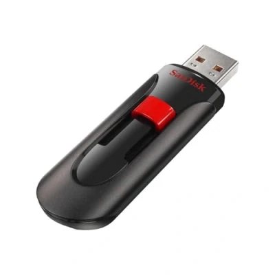 Image de Clé Usb Sandisk Cruzer Glide 256go 2.0 Type A Noir, Rouge Lecteur Flash