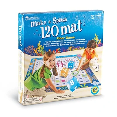 Afbeelding van Learning Resources Speelmat op de grond voor het tellen van maximaal 120 Make a Splash