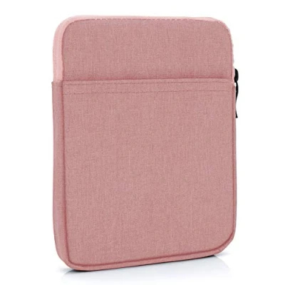 Afbeelding van MyGadget 6 Inch Nylon Sleeve Cover Beschermhoes Tas 6&quot; voor eBook Reader / Smartphone Navi bijv. Kindle Paperwhite Apple iPhone 12 Pro Roze