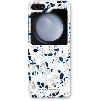 Afbeelding van Case Company® hoesje geschikt voor Samsung Galaxy Z Flip5 Terrazzo N1 Soft Cover Telefoonhoesje Bescherming aan alle Kanten en Schermrand
