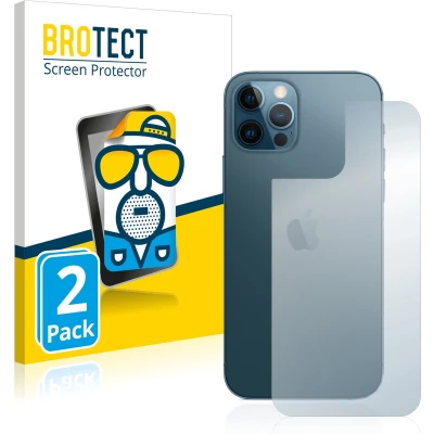 Afbeelding van BROTECT Screenprotector voor Apple iPhone 12 Pro (Achterkant) Folie Beschermfolie matte (2 Stuks)