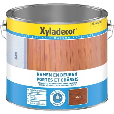 Afbeelding van Xyladecor Ramen &amp; Deuren WB Teak 2.5L
