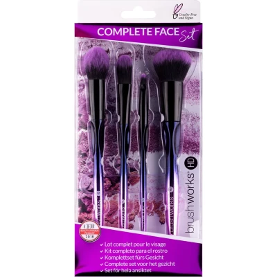 Afbeelding van Brushworks HD Complete Face Makeup Brush Set