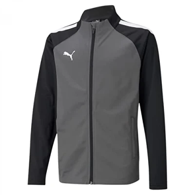 Afbeelding van Puma Teamliga Trainingsvest voor kinderen, Maat: 128, Smoked pearl/puma white