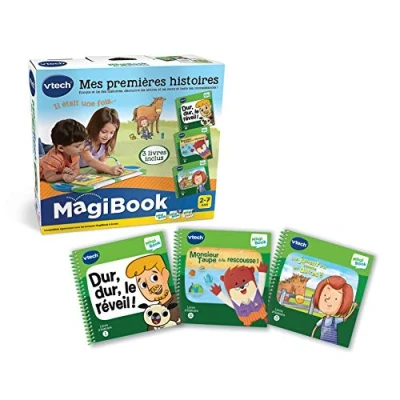 Afbeelding van VTECH Magibook, verpakking met 3 educatieve verhalenboeken, 80 488805, meerkleurig Franse versie