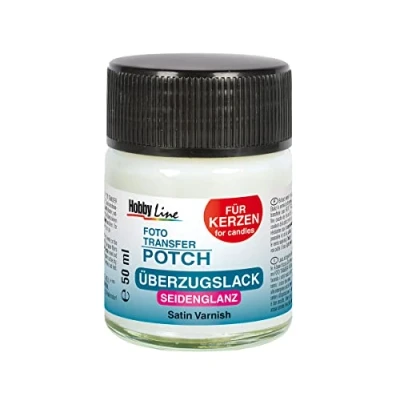 Afbeelding van KREUL PhotoTransfer Potch 49971 kaarslak 50 ml op wasbasis ter bescherming van doorgegeven afbeeldingen tegen stof en vuil