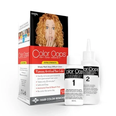 Image de Color Oops Hair Remover Extra Strength 1 Application by DeveloPlus, Inc. [Beauty] (English Manual)