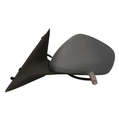 Afbeelding van Buitenspiegel Tyc 301 0030 Links Met grondlaag voor elek. spiegelverstelling, Bol vormig, Te verwarmen, Blauw getint, temperatuursensor