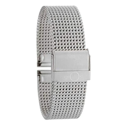 Afbeelding van Eichmüller BandOh roestvrij stalen Milanese horlogeband, PVD verguld., zilver., Armband