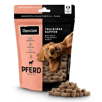 Afbeelding van 6x Chewies Trainingshapjes Hondensnacks Paard 175 gr