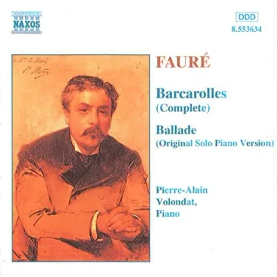 Afbeelding van Pierre Alain Volondat Barcarolles/Ballade (CD)