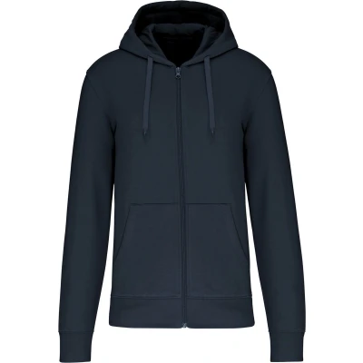 Afbeelding van Kariban Ecologische herensweater met capuchon en ritssluiting K4030 Navy