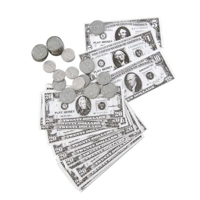 Afbeelding van PTIT CLOWN Dollar biljetten en munten
