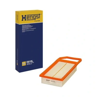 Afbeelding van HENGST Filter E610L Luchtfilter 59 153 357 insert CITROËN: C5 III Estate, 3, II Hatchback, PEUGEOT: 407 Saloon, SW, Coupe